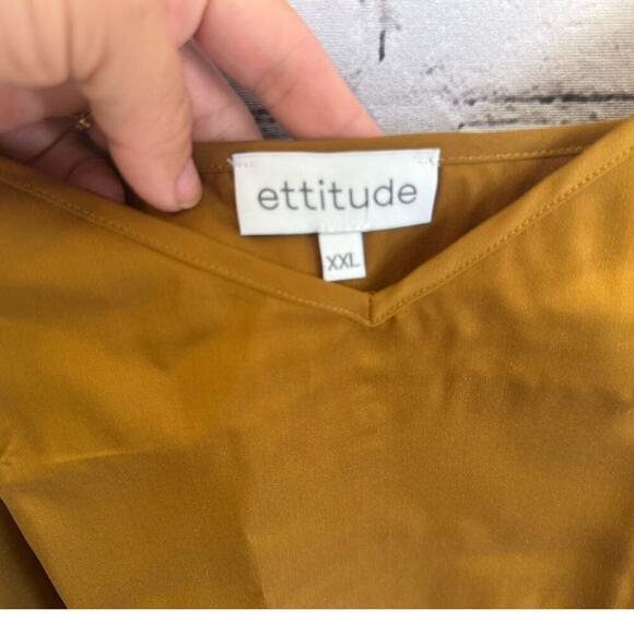 ettitude Bamboo Camisole Pajama Top in Bronze Size XXL NWT - Picture 6 of 9